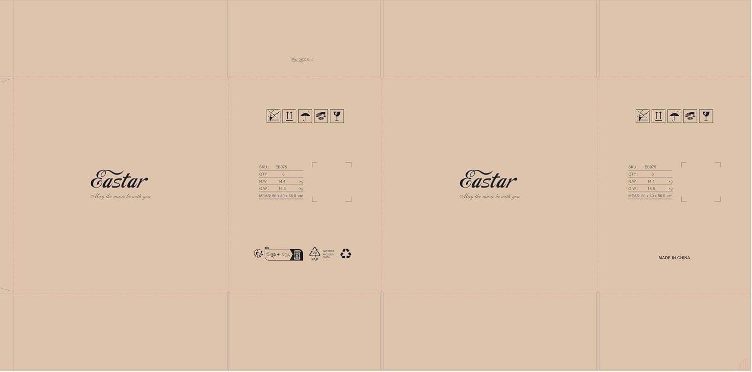 ECL-300 B Flat Clarinet Set for Beginners - Ebonite Body & Nickel-Plated Keys