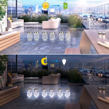 Load image into Gallery viewer, 30 LED Solar Mason Jar Lights - Waterproof Hanging Lanterns for Outdoor Decor