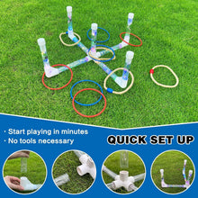 Load image into Gallery viewer, Family-Friendly LED Ring Toss Game - Easy Setup with 10 Piece Set for Play