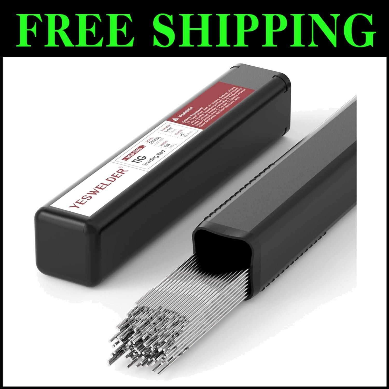 Er308L Stainless Steel TIG Welding Rod 1/16"x16" - 5LB for Precision Crafting