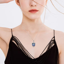 Load image into Gallery viewer, Adjustable Sterling Silver Shield Armor Cross Pendant Necklace for All Occasions