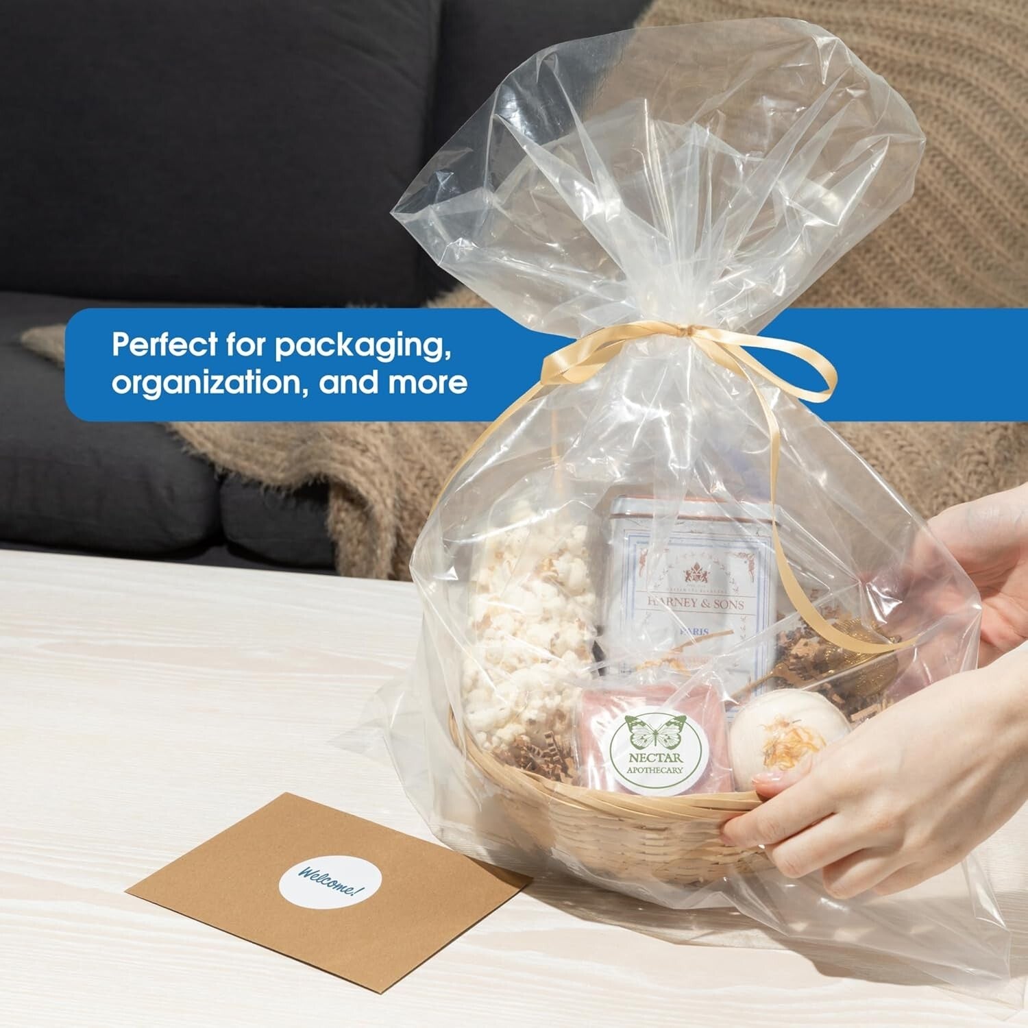 Bulk 1000 Pack 1.1 Mil Clear Poly Bags - Perfect for Bread Dough & Shipping