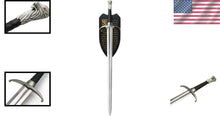 Load image into Gallery viewer, Genuine Game of Thrones Longclaw Sword - 35-Inch Steel Blade with Wolf Pommel