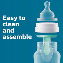 Load image into Gallery viewer, 3-Piece Philips Anti-Colic Bottle Set with Snuggle Pacifier - Ideal for Newborns
