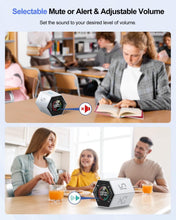 Load image into Gallery viewer, Versatile Hexagon Productivity Timer - 6 Preset Times &amp; Custom Options - Gray