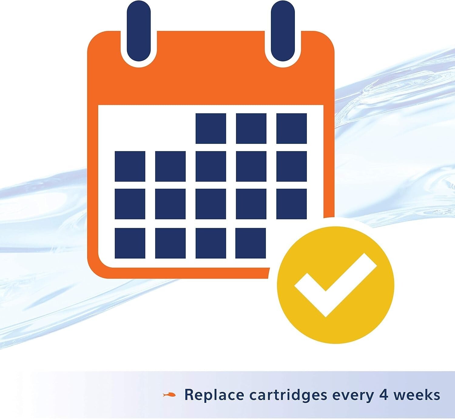 Dual-Sided Aquarium Filter Cartridges - 15 Pack with Even Carbon Distribution