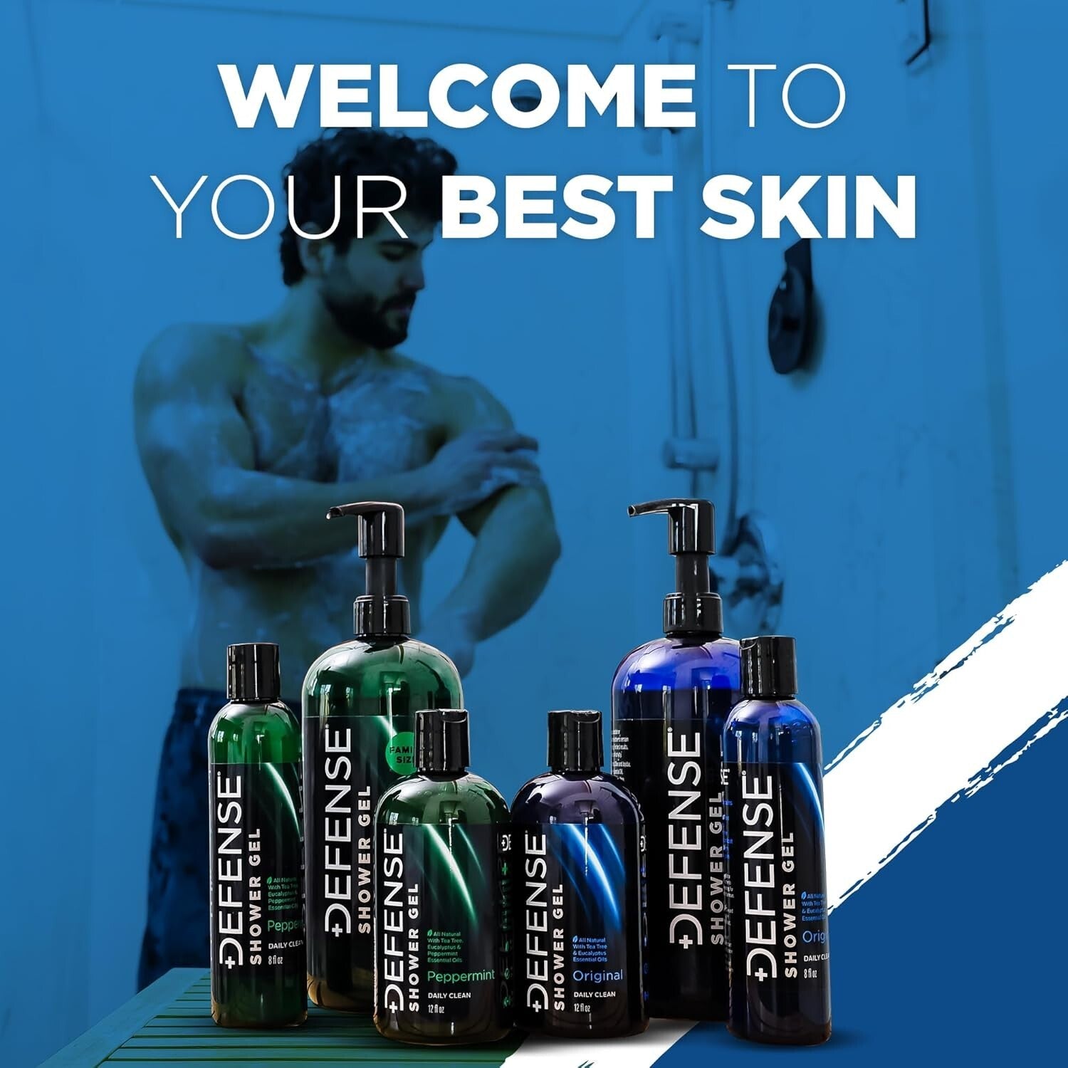 Refreshing All Natural Eucalyptus Body Wash – 32 oz, Hypoallergenic for All Skin