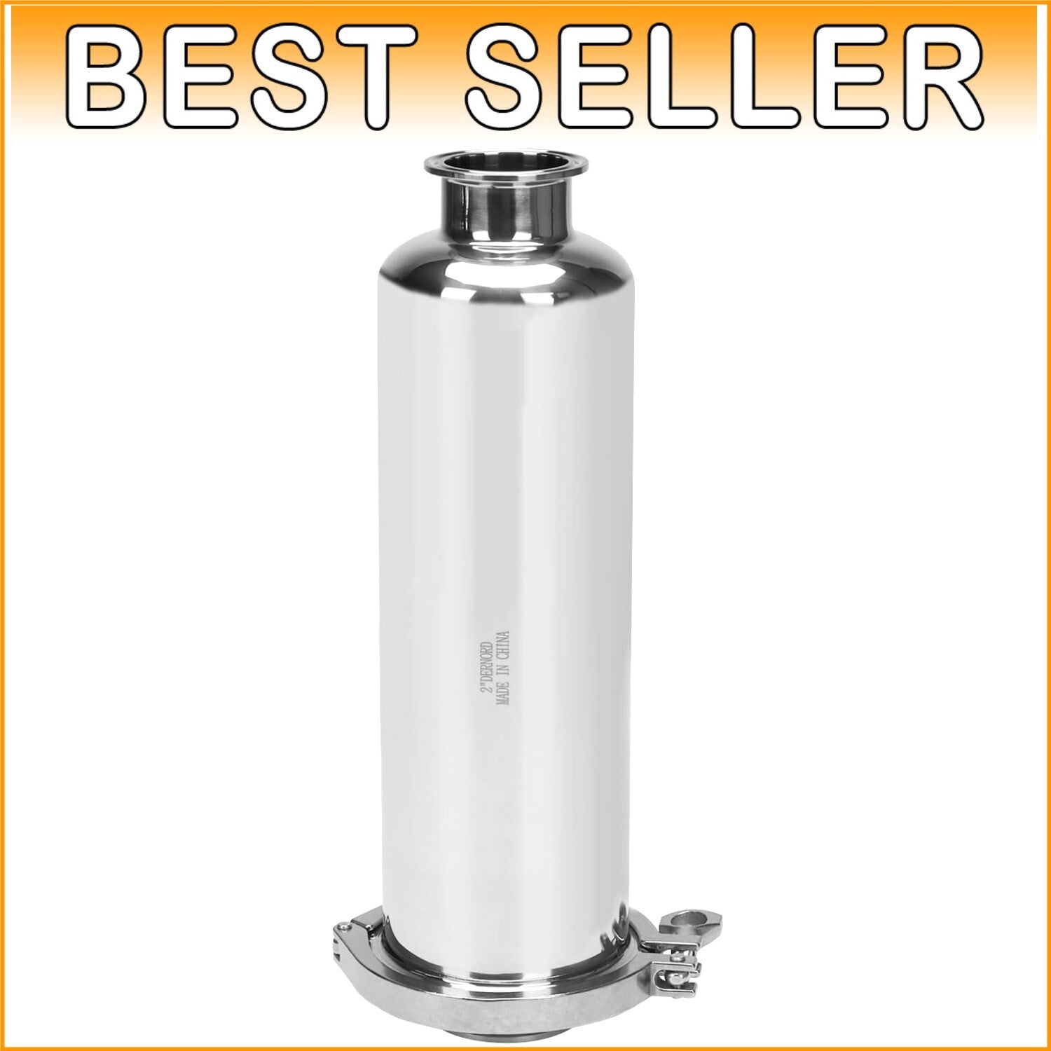 Efficient 2 Inch Inline Tri-Clamp Filter with Replaceable Stainless Steel Screen