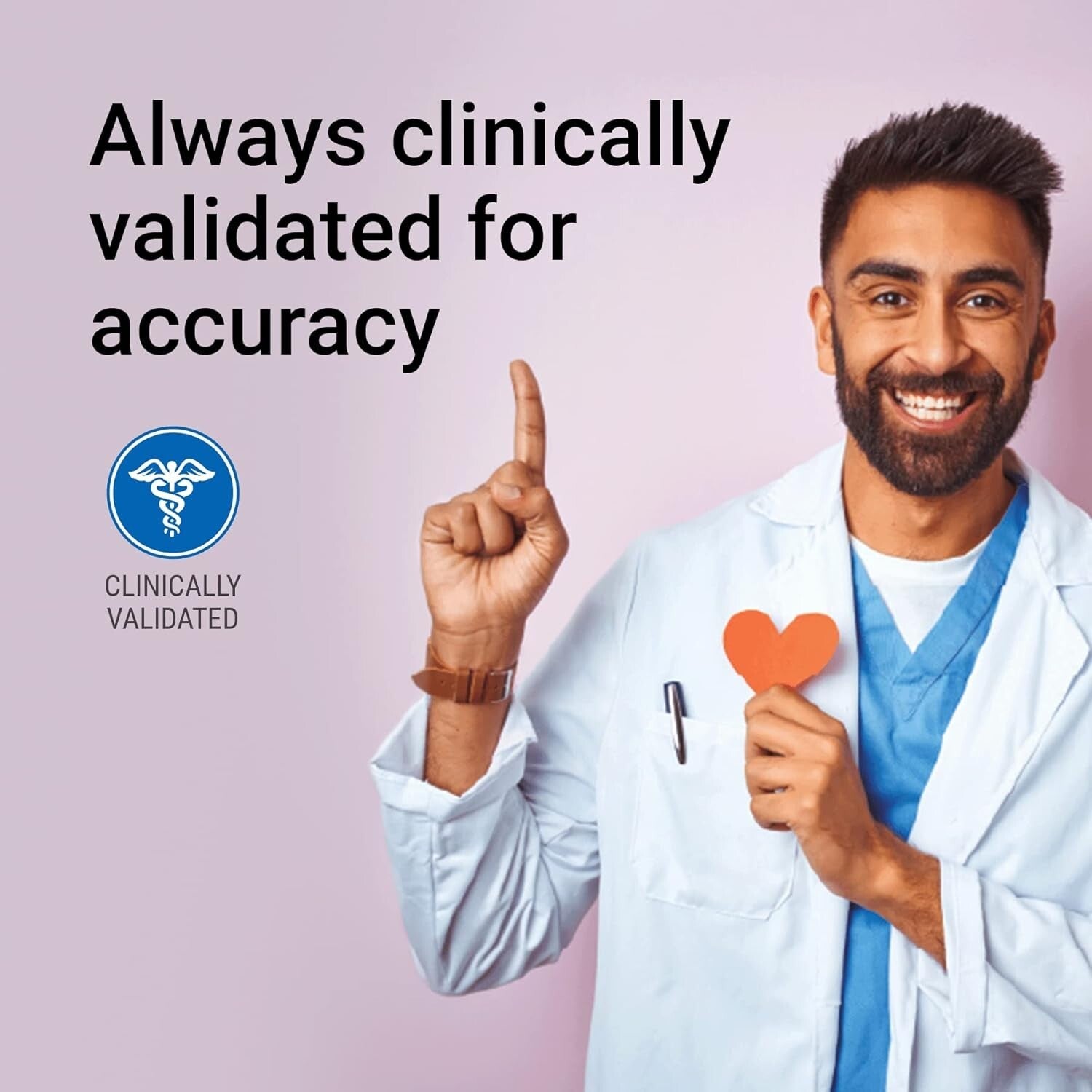 Wrist BP Monitor with Extra-Large LCD, 2 User Memory & 2 AAA Batteries Included