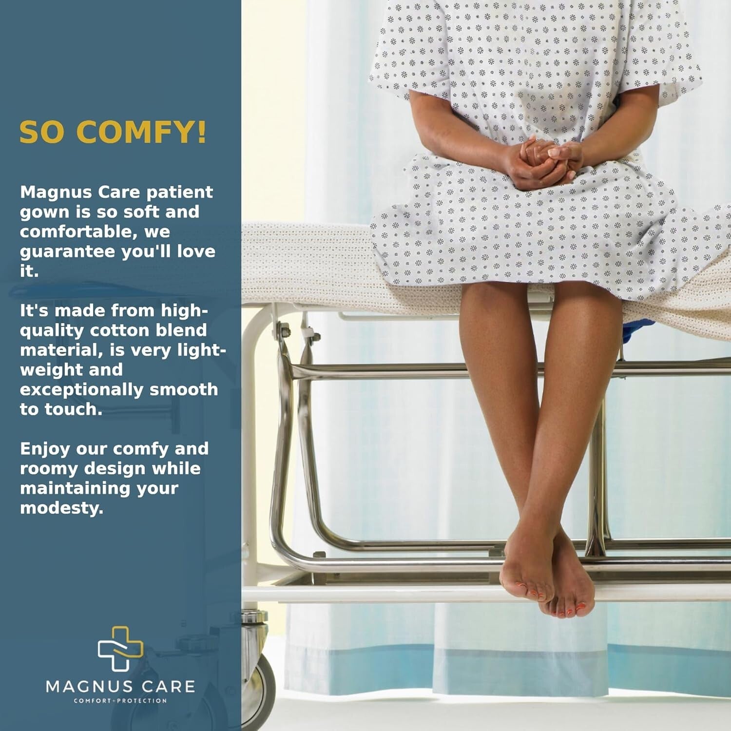 Fashionable Hospital Gowns with Back Tie - Ideal for Labor, Maternity & More