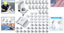 Load image into Gallery viewer, Durable Solar Panel Mid Clamps with Adjustable End Clamps - Easy Install