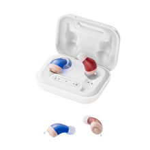 Load image into Gallery viewer, Mini Rechargeable Hearing Aids with Adaptive Noise Cancellation - 2+ Days Use