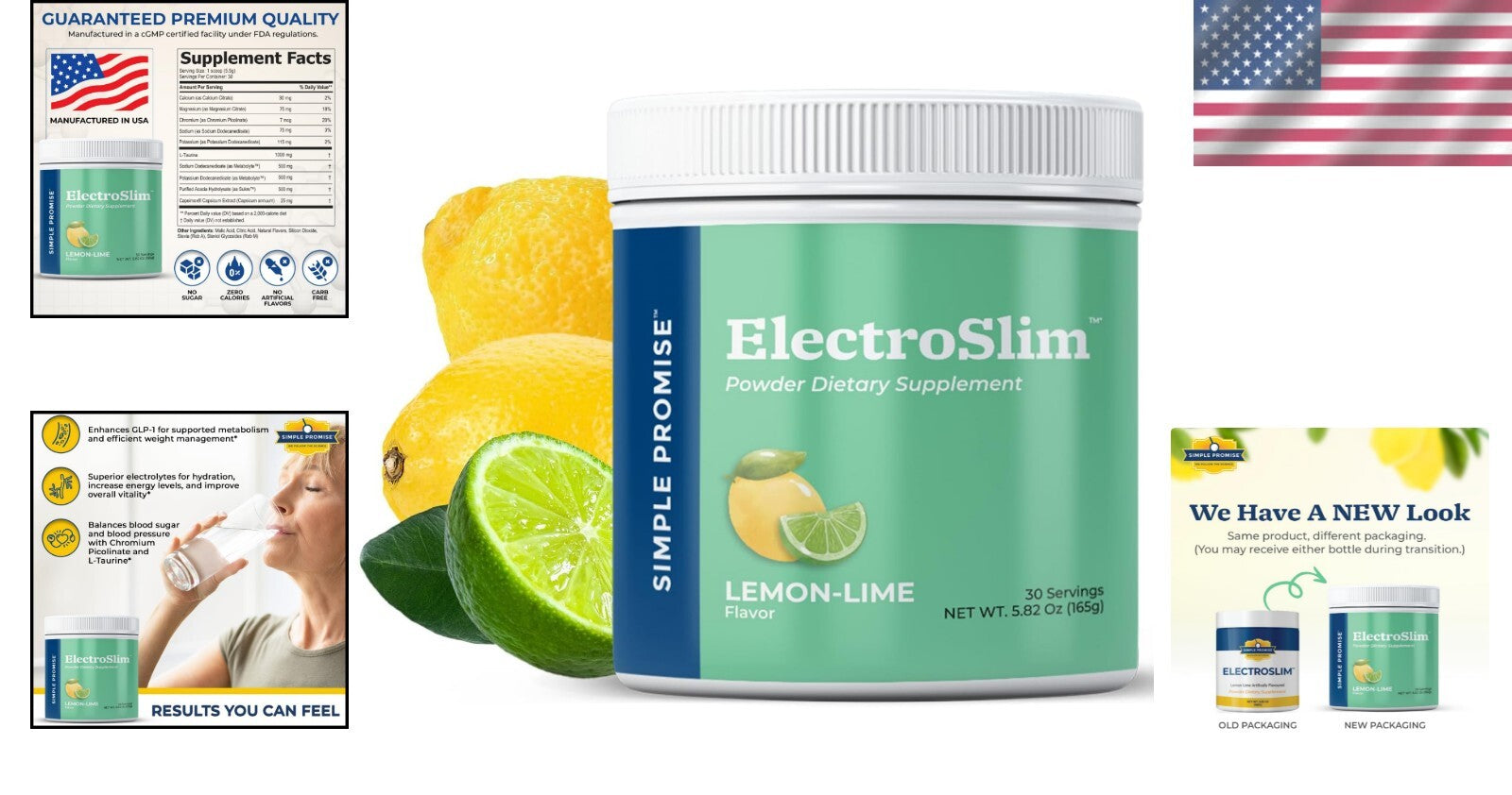 ElectroSlim - Plant-Based Electrolyte Powder for Daily Hydration & Energy Boost
