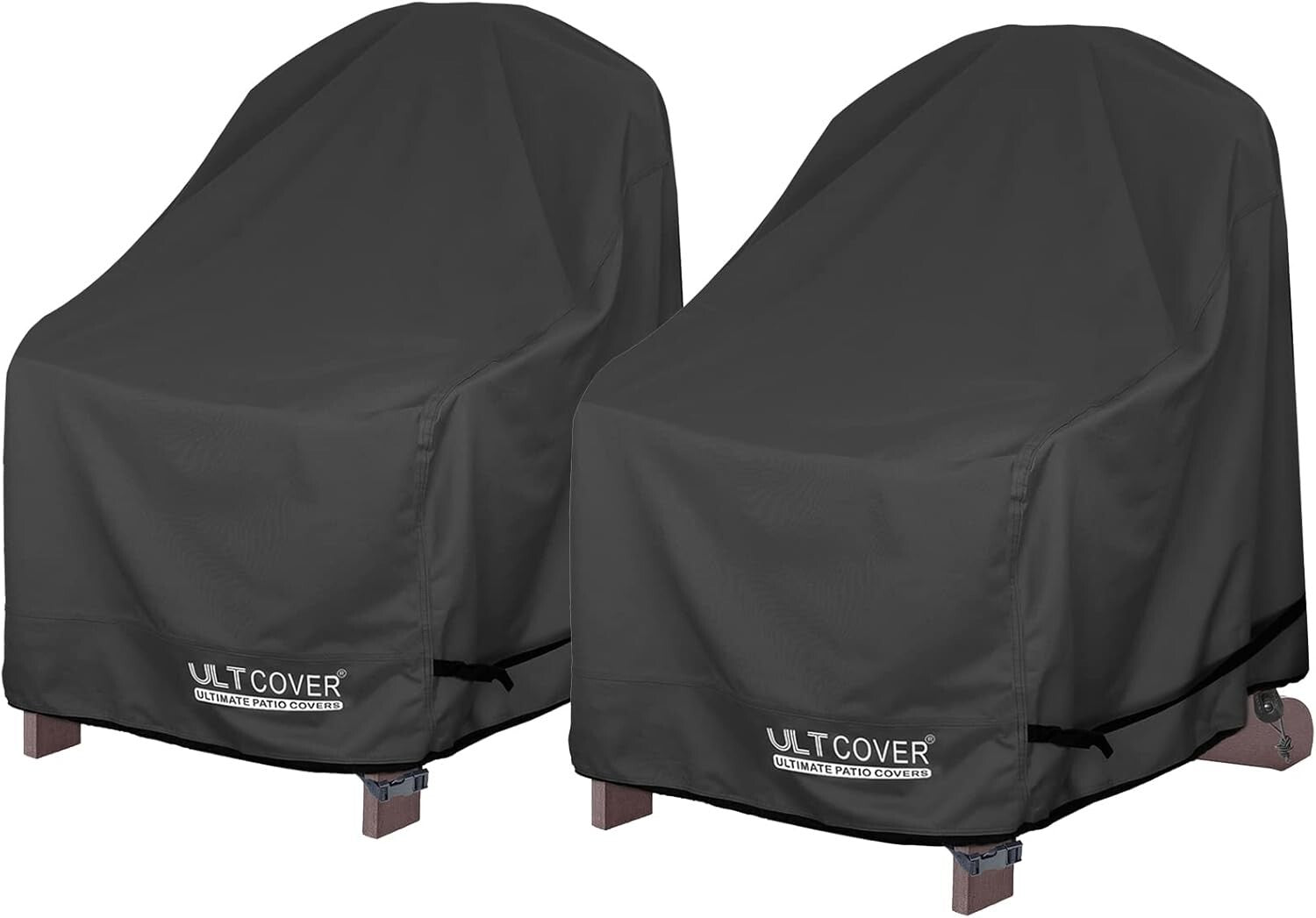 Weather-Resistant Adirondack Chair Covers 2-Pack - For Full Furniture Protection