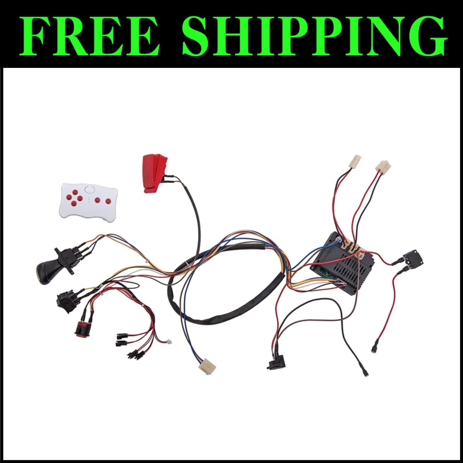 12V High Power DIY Conversion Kit for Kids Electric Cars with Bluetooth Control