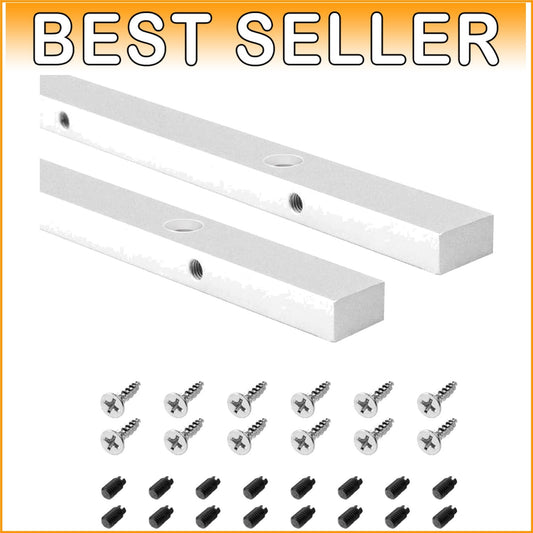 Aluminum Miter Gauge Bar for Table Saws - Versatile 2PK with Predrilled Options