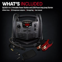 Load image into Gallery viewer, Compact 6-in-1 Jump Starter &amp; Power Station - Perfect for Vehicles, Camping