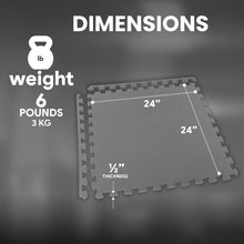 Load image into Gallery viewer, Professional Grade EVA Puzzle Exercise Mat - Covers 48 Sq Ft for All Sports