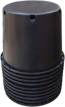 Load image into Gallery viewer, Lightweight 7 Gallon Black Nursery Pot with Drainage Holes for Soil Growth