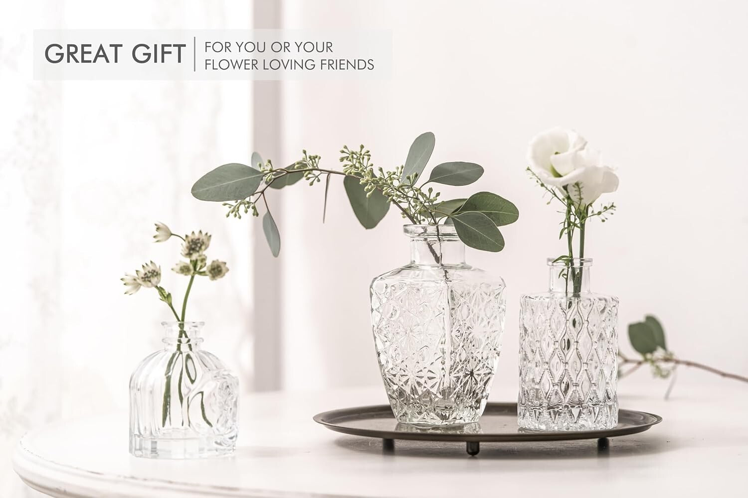 Charming Set of 32 Clear Glass Bud Vases – Ideal for Centerpieces and Gifts