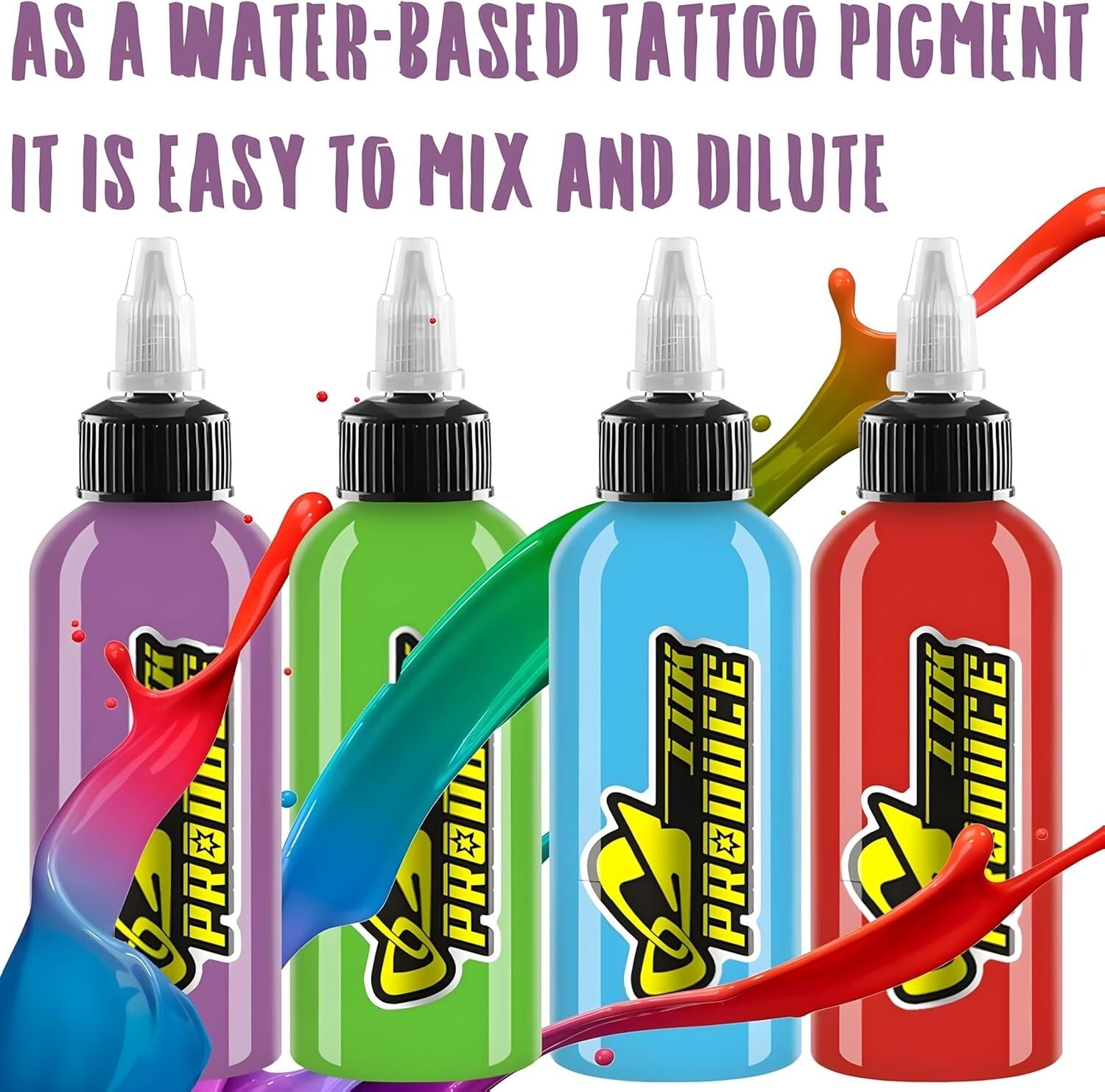 14 Rich Pigments Tattoo Ink Set - Perfect for Professionals & Beginners