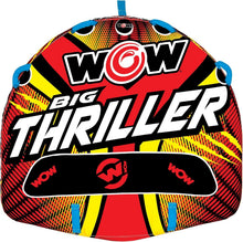Load image into Gallery viewer, Wow Watersports Thriller Inflatable 2-Person Towable Tube - 1-Year Warranty