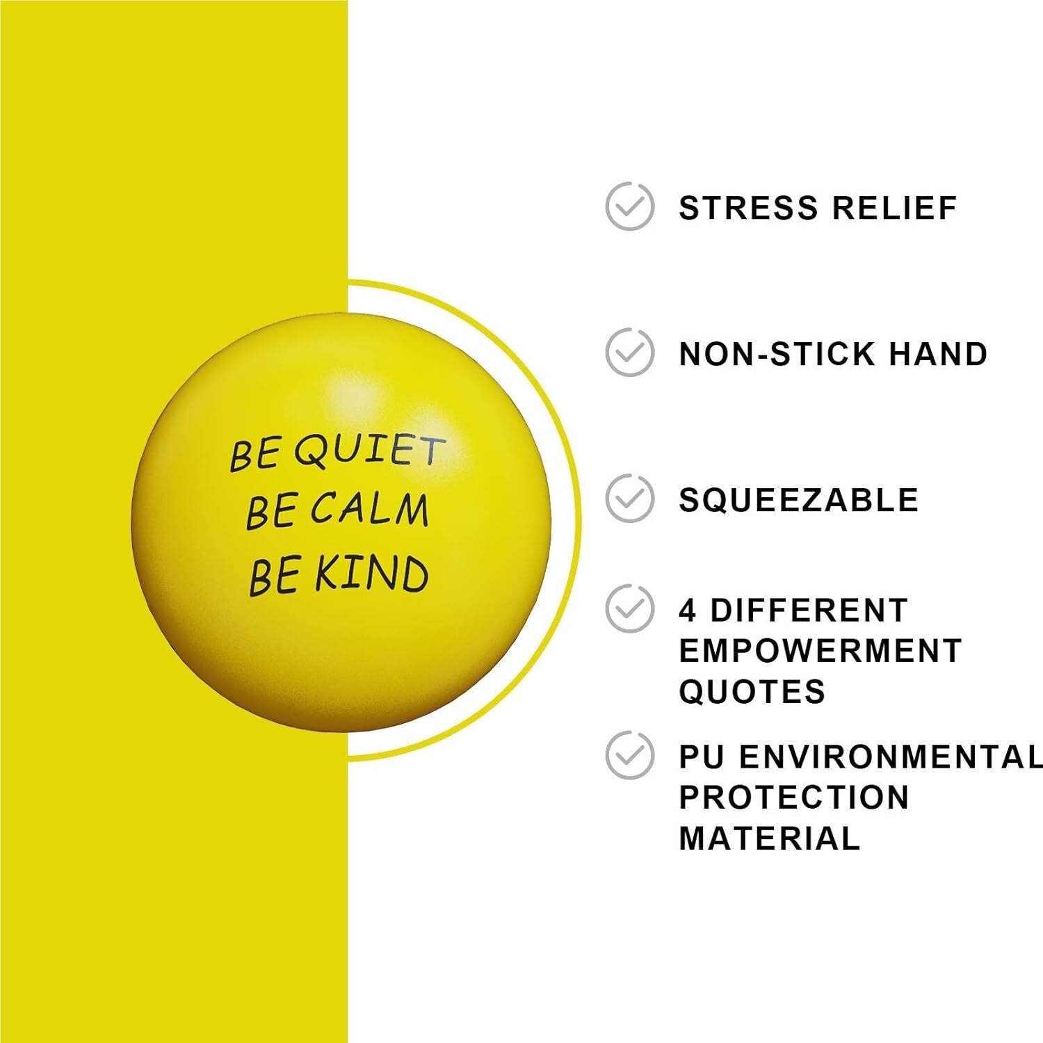 Motivational Stress Balls 40 Pack - Anxiety Relief & Grip Strength Enhancement