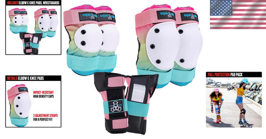 All-in-One Multi-Sport Protection Pads Set - Ideal for Skate & Cycle Activities