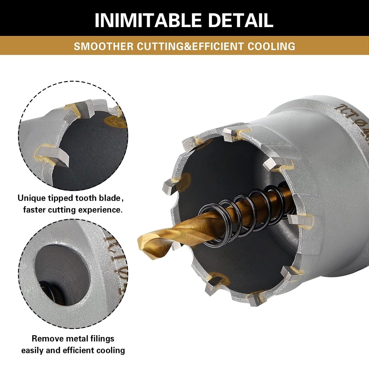 23PCS TCT Carbide Hole Saw Set for Precision Metal Cutting & Durable Performance