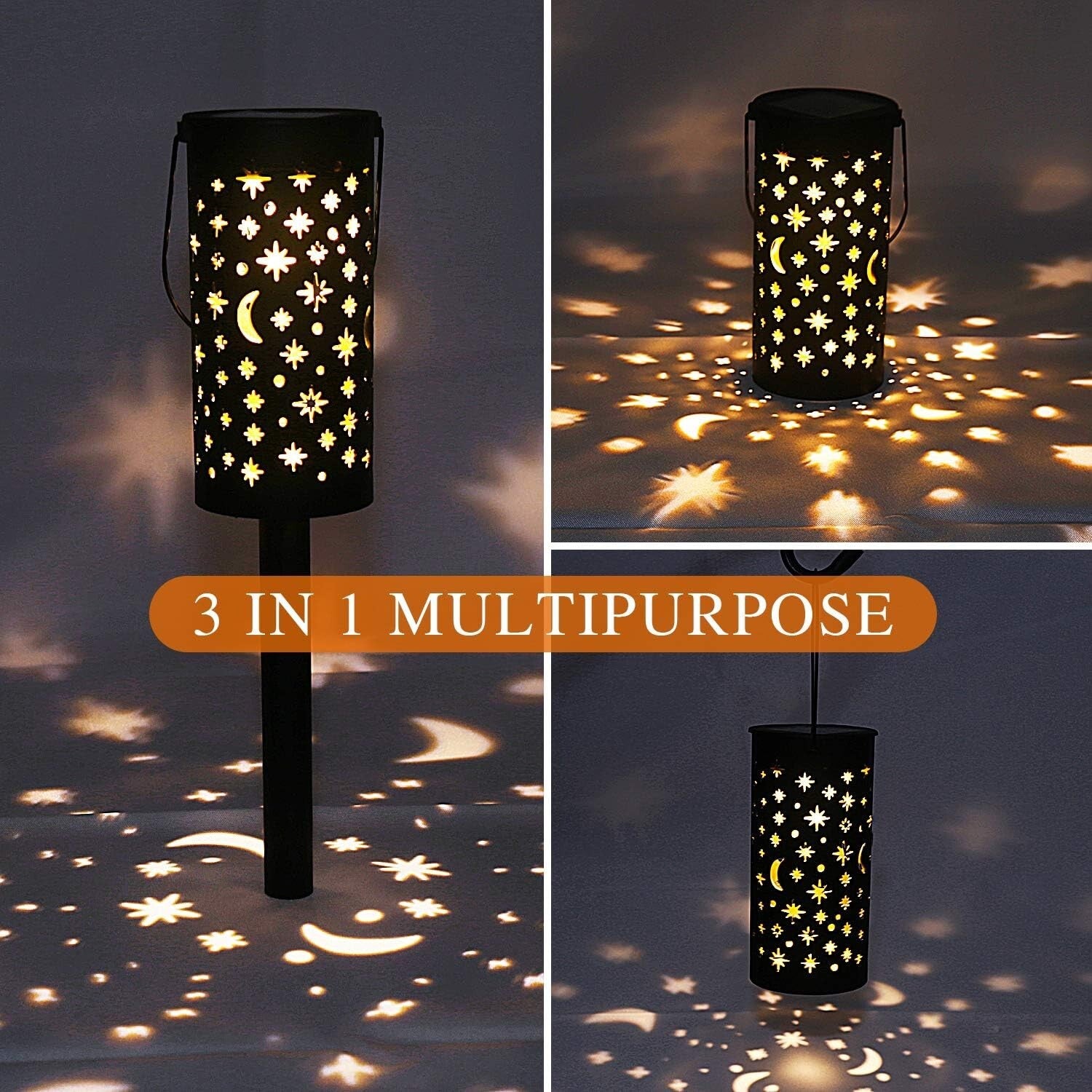 Elegant Solar Garden Lanterns – Art Deco Pathway Lights for Outdoor Decor