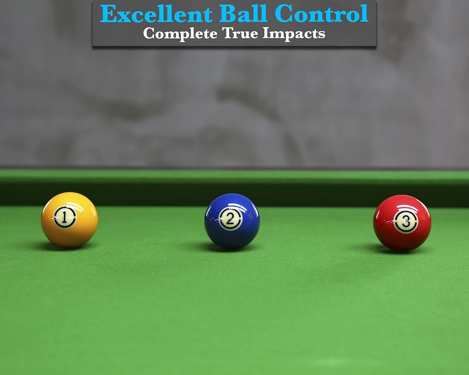 Tournament Grade Billiard Balls Set - 16 Poly-Resin Pool Balls for Professionals