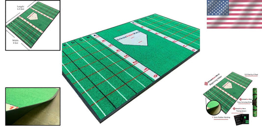 Durable Baseball & Softball Training Mat - Boost Swing Confidence and Technique