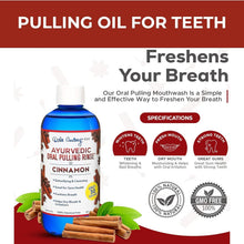 Load image into Gallery viewer, Organic Oil Pulling Mouthwash: Detoxify &amp; Whiten Teeth, 8 Fl Oz, Gluten-Free