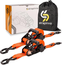 Load image into Gallery viewer, Adventure-Ready 2PC Ratchet Straps - Secure 5,000 lbs for ATV, UTV, Cargo