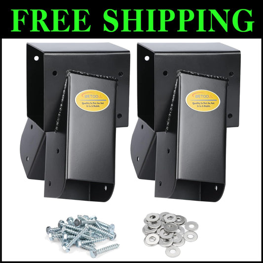 Durable Heavy Gauge Steel Swing Brackets - Complete Set for A-Frame Construction