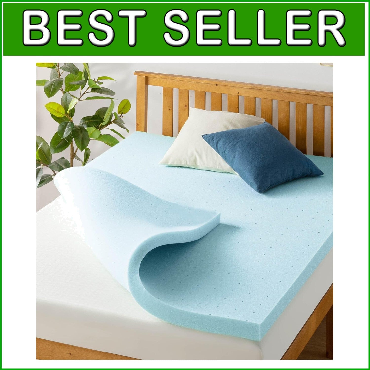 Breathable 3 Inch Gel Memory Foam Mattress Topper for Twin XL - Enhanced Comfort