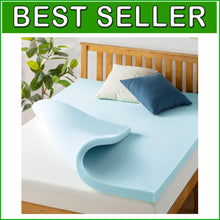 Load image into Gallery viewer, Breathable 3 Inch Gel Memory Foam Mattress Topper for Twin XL - Enhanced Comfort