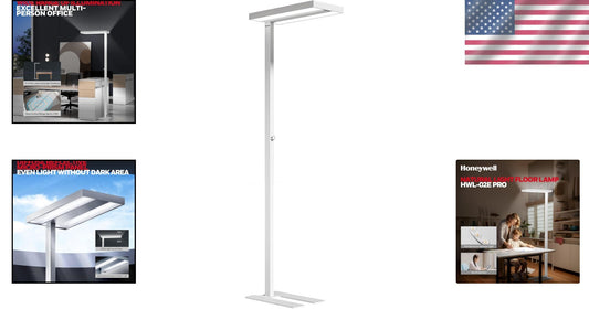Elegant 100W Dimmable Floor Lamp - 10400LM Standing Light for Reading & Relaxing