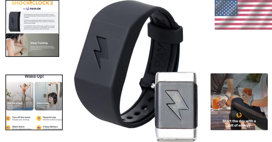 Transform Mornings with Shock Clock 2 - Silent Alarm and App-Controlled Settings