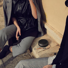 Load image into Gallery viewer, Sleek Anthracite Waterproof Portable Bluetooth Speaker with Microphone &amp; Alexa