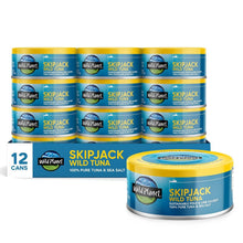 Load image into Gallery viewer, Convenient 12-Pack of Wild-Caught Skipjack Tuna, Kosher &amp; Low Mercury, 5 oz Cans