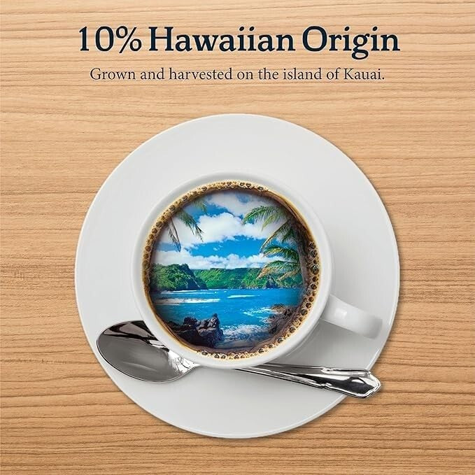 Premium Coffee Pods - 10% Hawaiian Coconut Caramel Crunch, 60 Count for K-Cups
