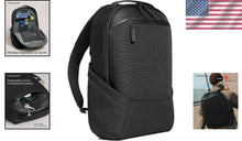 Load image into Gallery viewer, Eco-Friendly Waterproof Laptop Backpack with Luggage Sleeve - Fits 17" Laptops