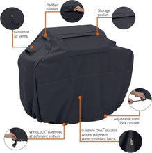 Load image into Gallery viewer, Ravenna 64-Inch Water-Resistant BBQ Grill Cover - Durable Black Protection