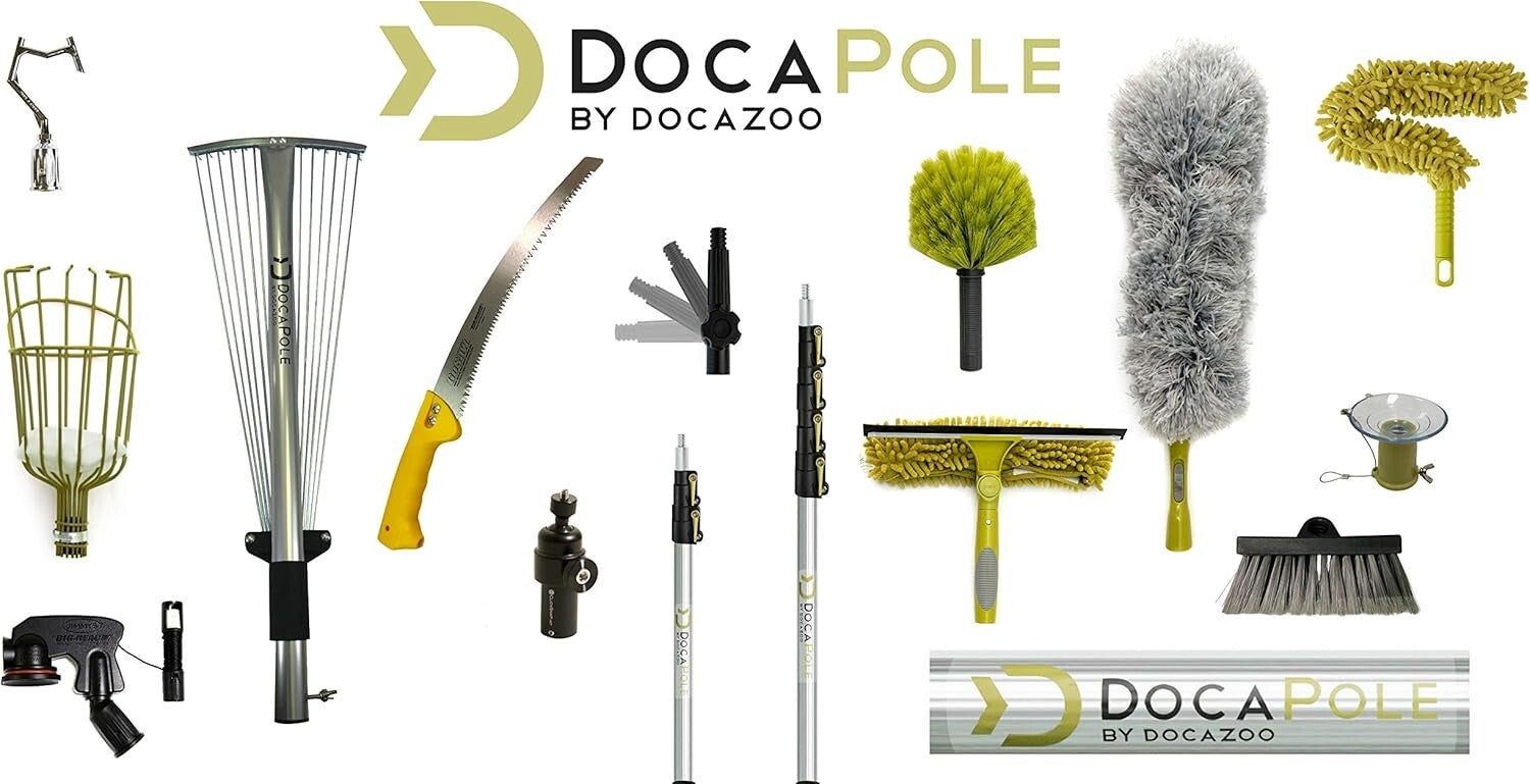DOCA 6-24 Ft Extension Tool: Perfect for Bruise-Free Harvesting of Fruits & Nuts