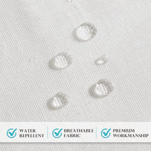 Load image into Gallery viewer, Stylish Linen Textured Sheer Curtains for Indoor/Outdoor Use - 2 Pack, 52"x96"