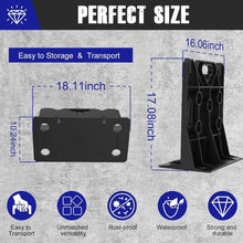 Load image into Gallery viewer, Heavy-Duty Cable Spool Rack - Supports 330 lbs, Ideal for Wire Dispensing