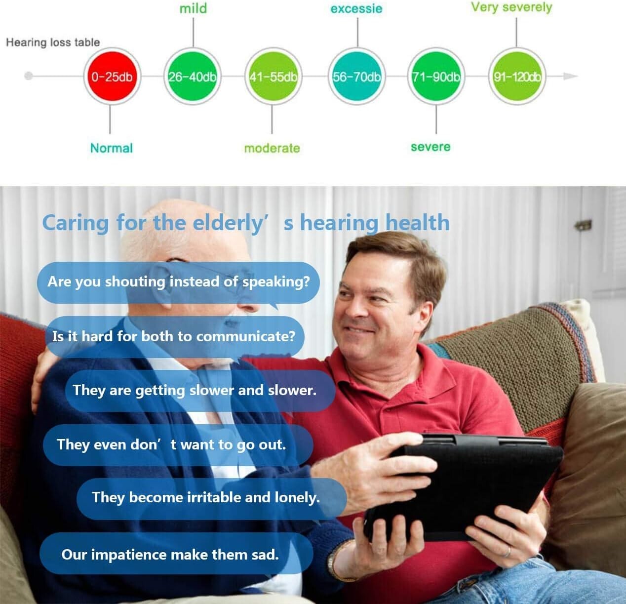 Invisible Hearing Amplifier for Seniors - Lightweight & Noise-Cancelling Device