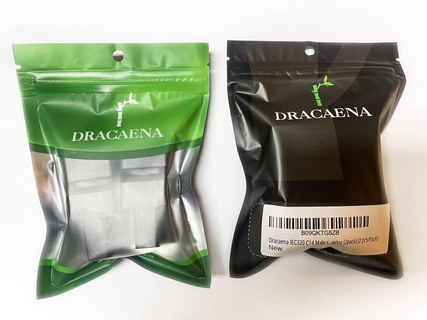 10 Pack C14 Male to NEMA 5-15R Female Power Plug - Reliable & Durable Connection