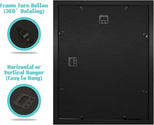 Load image into Gallery viewer, Versatile 11x14 Picture Frames - 12-Pack with Glass &amp; Wall Mounting Hardware
